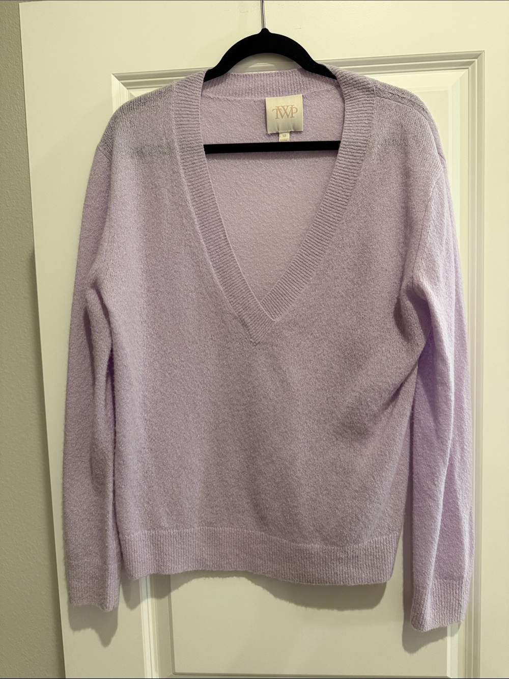 TWP PERFECT DEEP V-NECK SWEATER